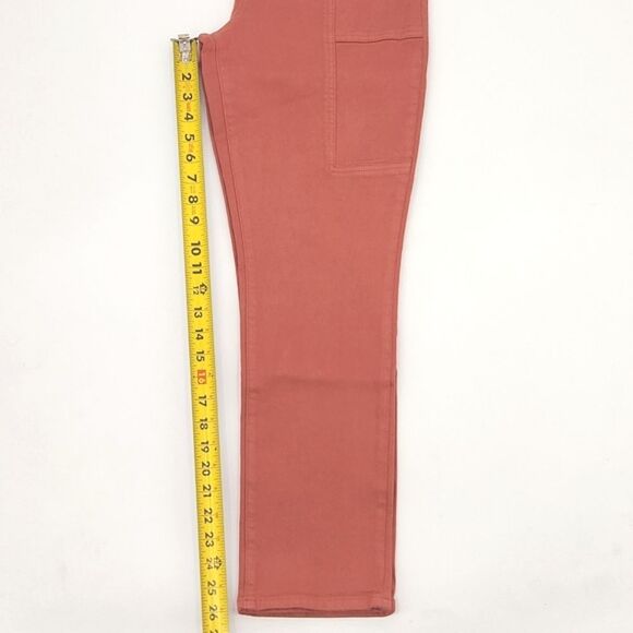 Pistola High Waist Rise Button Fly Straight Leg Denim Jeans Size 28 Red Rock - Picture 6 of 6